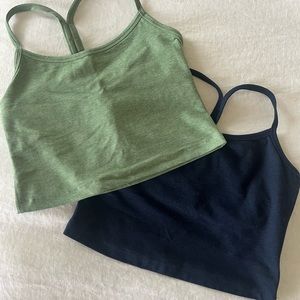 Beyond Yoga Slim Racerback Cropped Tanks - S